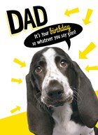 dad birthday dog card